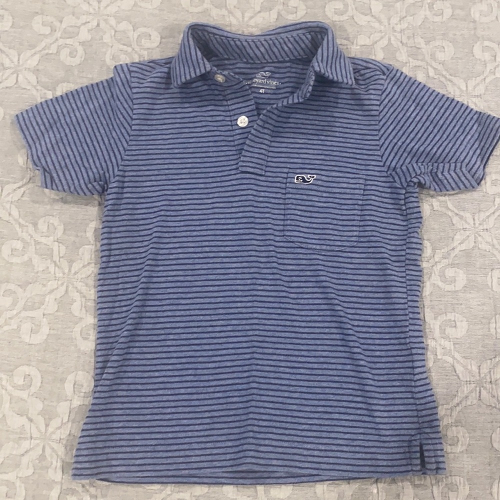 Boys Vineyard Vines striped Polo